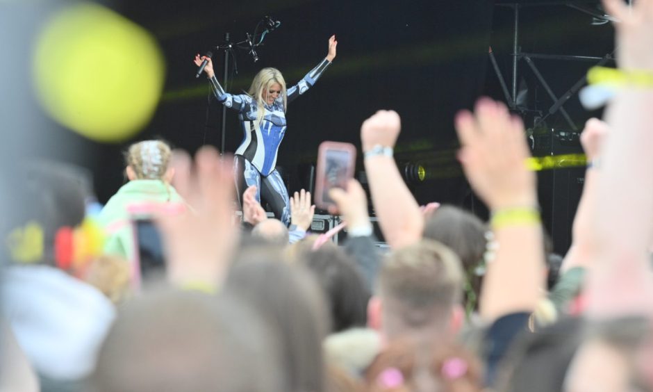 Cascada on stage at MacMoray.