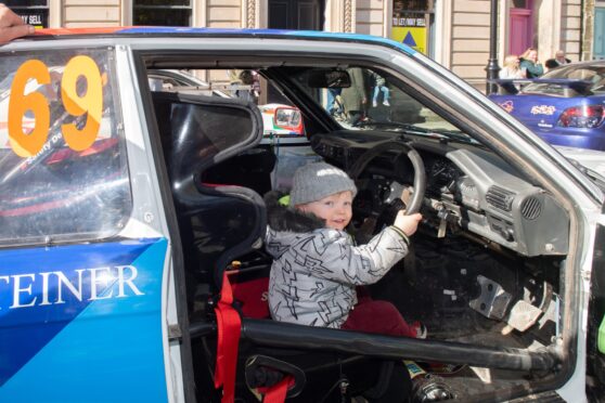 Young rally car enthusiast. Picture taken by Jason Hedges/DC Thomson.