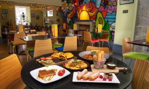 Our South American feast in the colourful new venue. Image: Kenny Elrick/DC Thomson