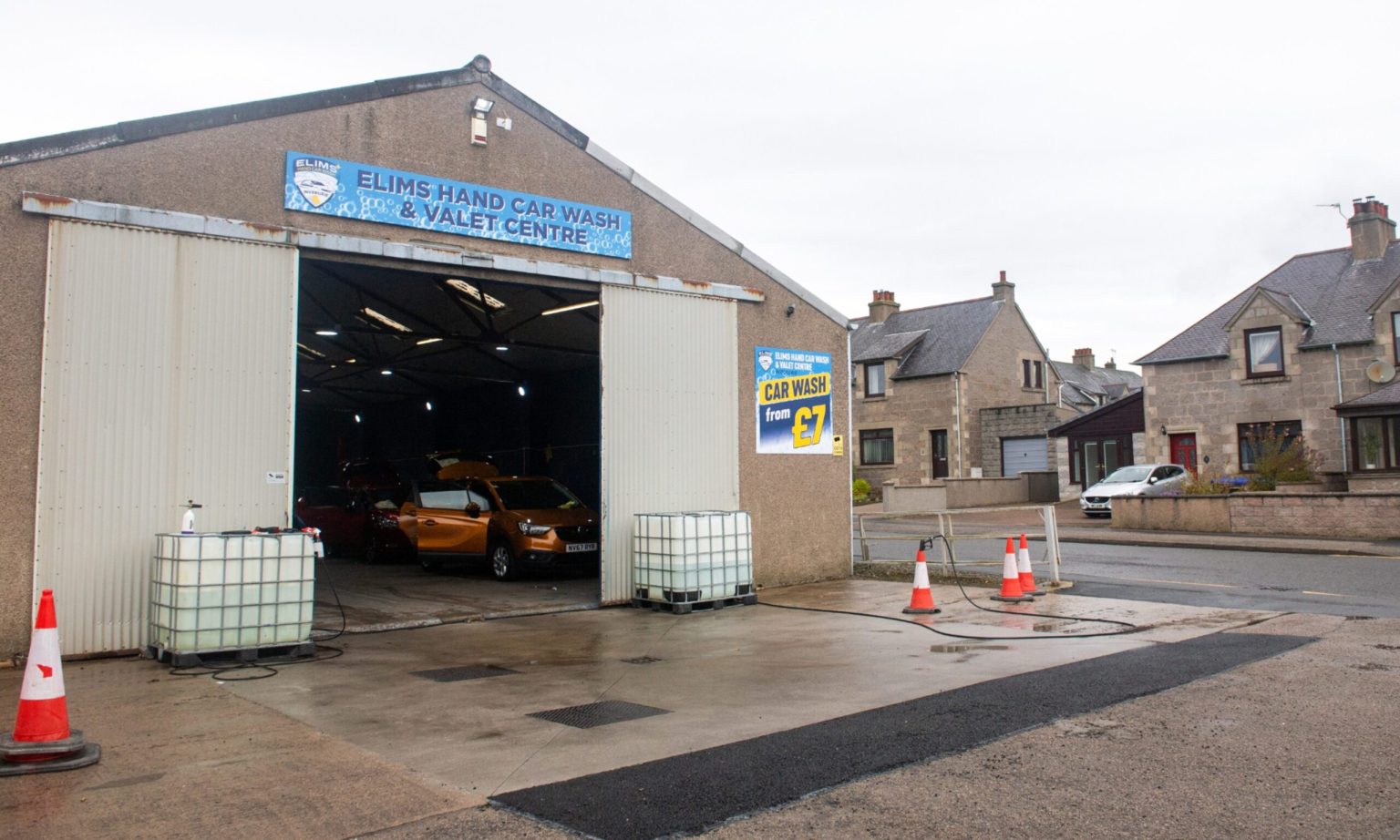Inverurie car wash complaints as locals 'sprayed' in their gardens