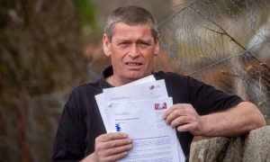 Norman Masson, 59, of Inverurie is fighting for compensation for himself and other Midas victims.
Image: Kath Flannery/DC Thomson