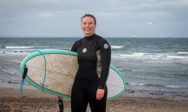 Rosie Payne hopes to inspire more women to try out surfing.
