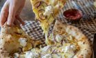 A cheese pull of pizza from The Gaff in Ellon,
Image: Kath Flannery/DC Thomson