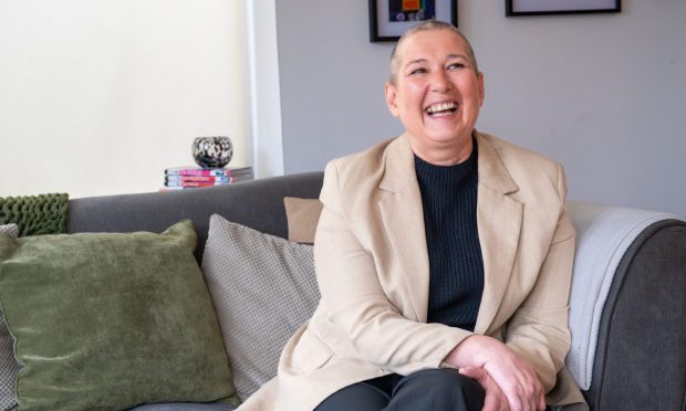 ‘We’d just treat the whole thing as a joke’: Stonehaven mum, 49, laughs in the face of cancer