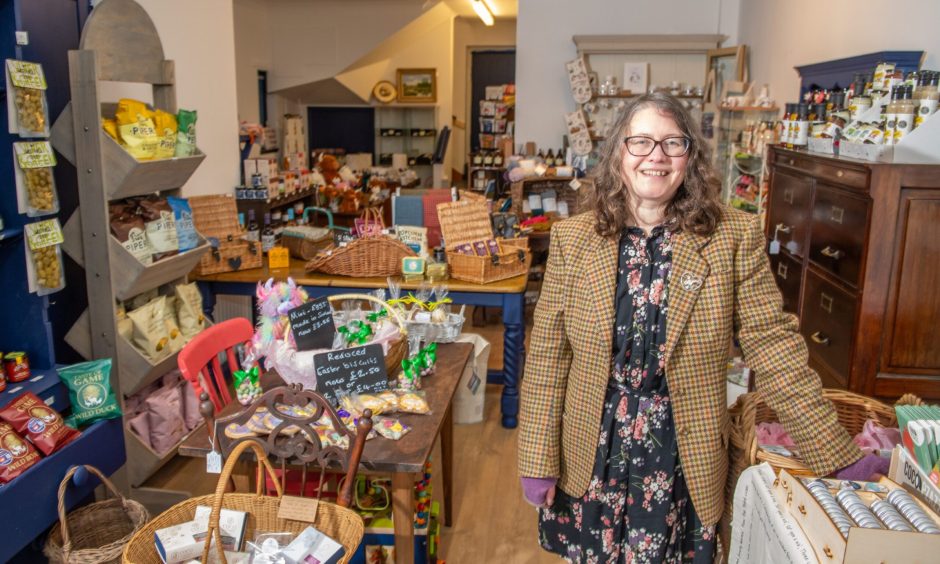 Nicola Sanderson at her new Farm and Fancy shop in Alford.