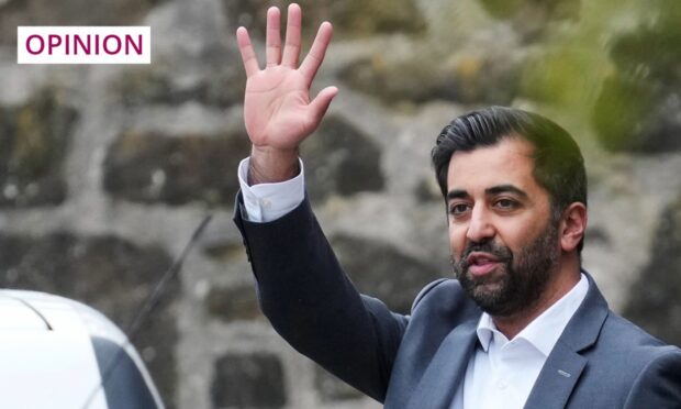 Humza Yousaf will step down as first minister of Scotland once his successor has been chosen. Image: Stuart Wallace/Shutterstock