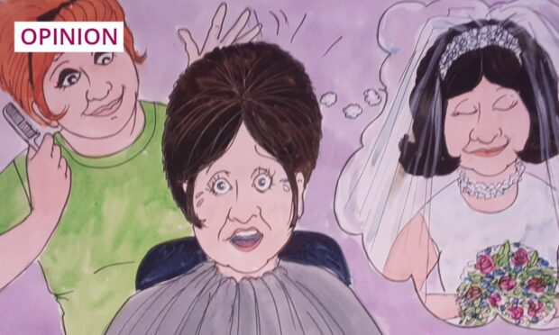 Is a disappointing hairdo on your wedding day a bad omen? Image: Helen Hepburn