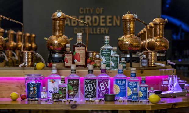 Visit the City of Aberdeen Distillery and gin school. Supplied by City of Aberdeen Distillery