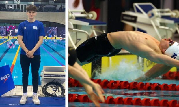 Dean Fearn competed down in London at the weekend. Image: Scottish Swimming.