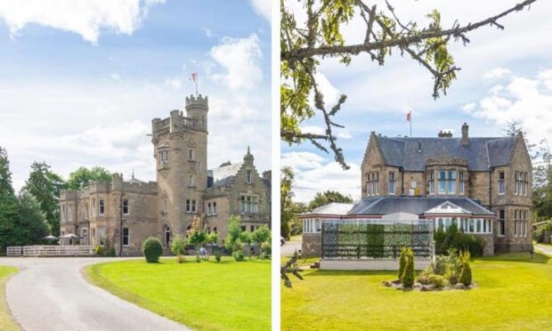 The Morangie Hotel and Mansfield Castle Hotel are being sold as one lot. Image: Graham and Sibbald.