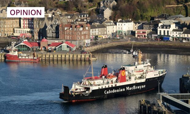 The Caledonian MacBrayne ferry, Isle of Arran arrives in Oban Bay from the outer isles.
30th November '23
Image: Sandy McCook/DC Thomson