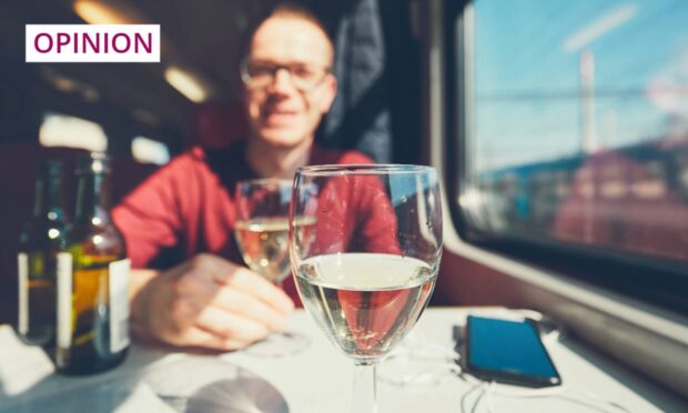 The other week Scotrail fed back to the Scottish Parliament that the public is about 50/50 on whether alcohol should be reintroduced.. Image: Shutterstock