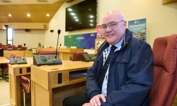 Inverness' new councillor Duncan McDonald.Image Sandy McCook/DC Thomson