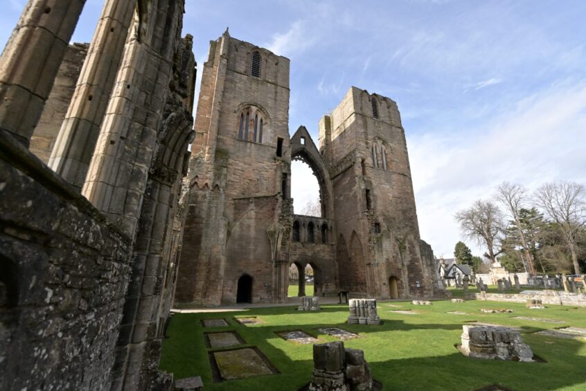 Elgin Cathedral. 