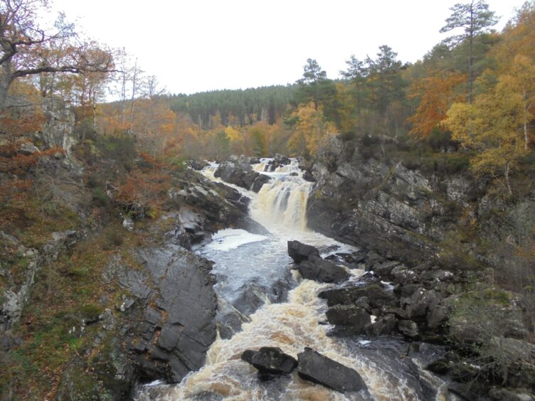 Rogie Falls.