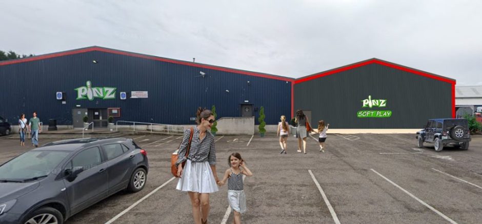 Artist impression of new Pinz building. 