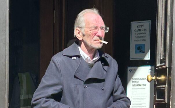 Frank Price leaving court. Image: DC Thomson