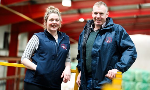 Rosie Keenan and Hamish Mitchell, the new british wool ambassadors