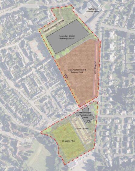 Layout of Roysvale site