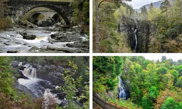 Highland waterfalls.
