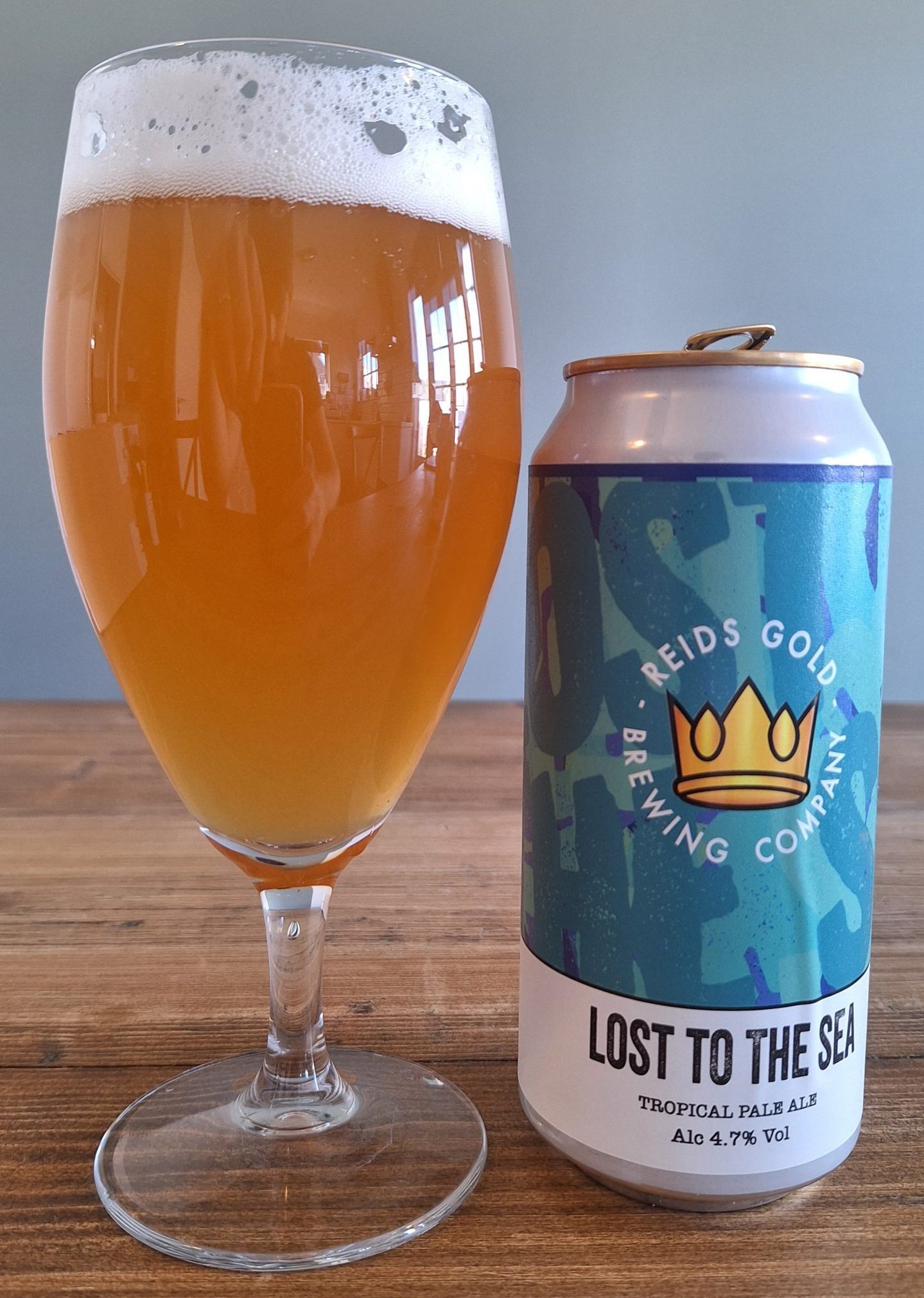 The Lost to the Sea beer from Reids Gold, a Brewery in Stonehaven. 