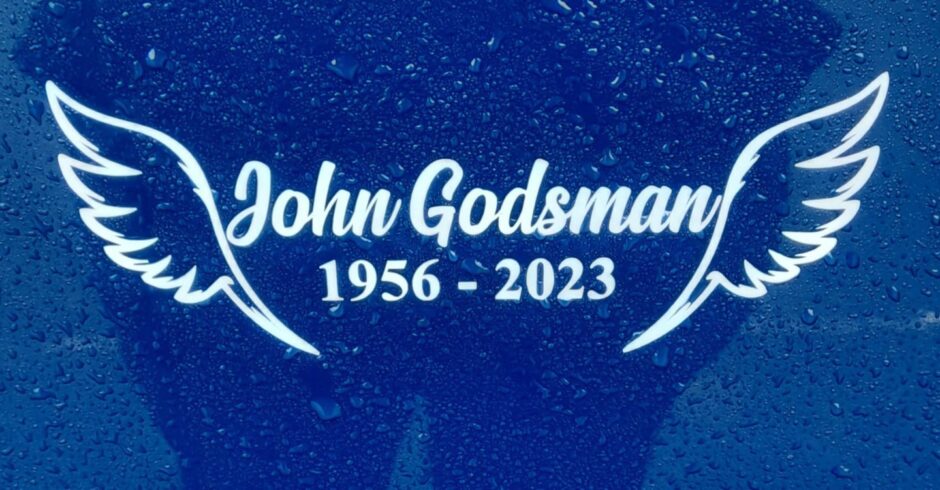 John Godsman tribute on ambulance 