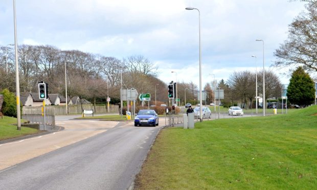 Scotstown roundabout in Bridge of Don