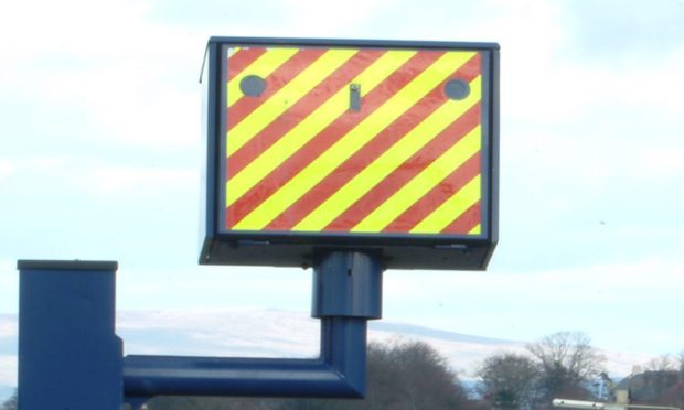 Speed camera have been activated at North Anderson Drive. Image: Police Scotland.