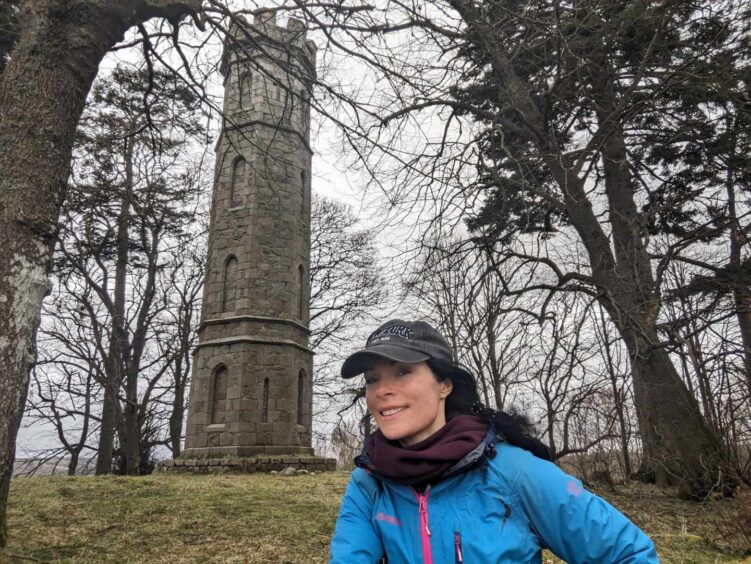 Gayle discovers Keith's Tower near Drumoak. Image: Gayle Ritchie.