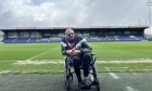 Arthur Patience at Ross County Stadium. Image: Highview House care home.