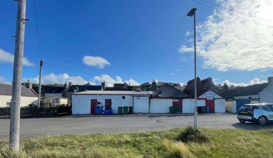 The industrial premises in Buckie up for grabs to the highest bidder. 