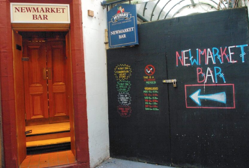 The Newmarket Bar in Elgin.