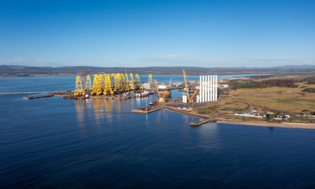 Port of Nigg, part of the Inverness and Cromarty Firth Green Freeport (ICFGF) site. Image: Morrison Media