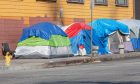 A homeless encampment in Los Angeles. Fentanyl has left a trail of destruction in its wake in the US. Image: Shutterstock