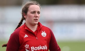 Aberdeen Women striker Bayley Hutchison.
