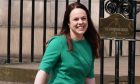 Kate Forbes entering Bute House on Wednesday afternoon. Image: Shutterstock.