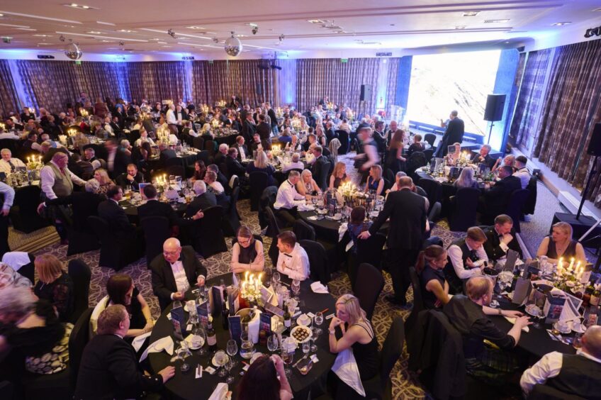 More than 350 people attended the Highland Business Dinner.