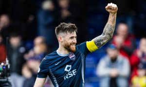 Ross County skipper Jack Baldwin following the victory over Rangers. Image: SNS