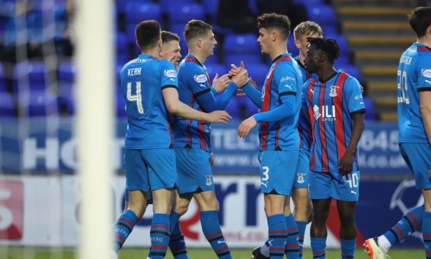 Jordan White and Charlie Trafford were on the scoresheet for Inverness.