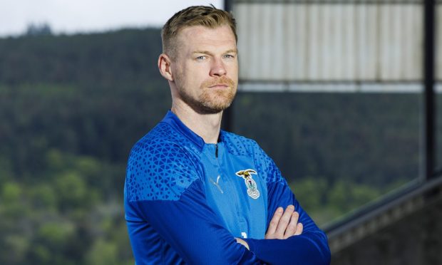 Caley Thistle striker Billy Mckay ahead of the play-offs tie with Montrose.