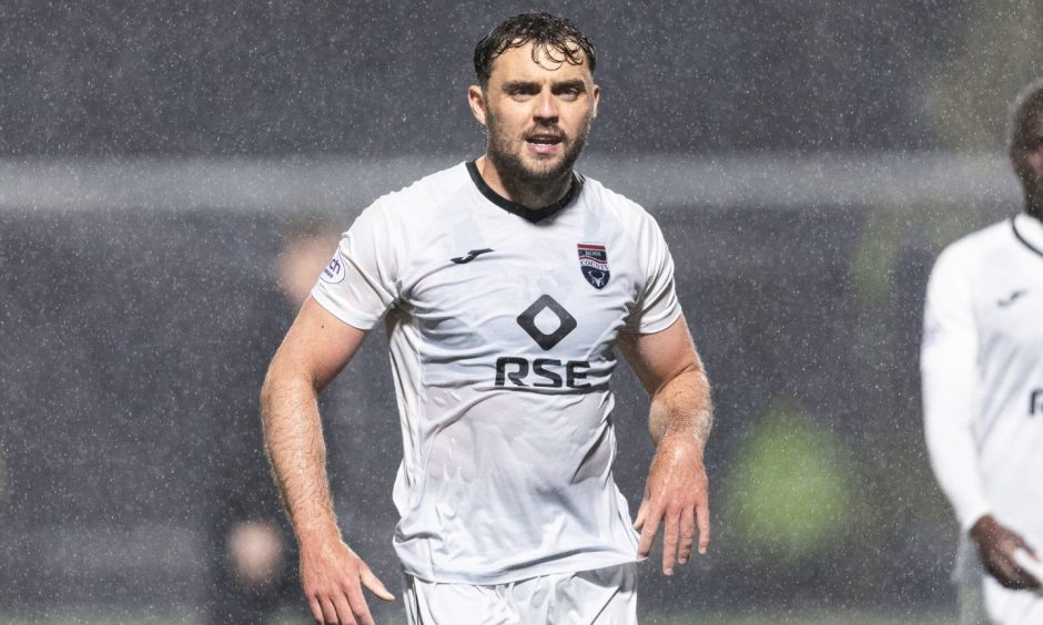 Ross County midfielder Connor Randall.