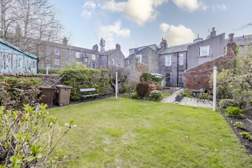 Large garden space to the back of the renovated west end apartment.