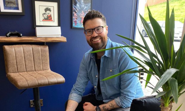 Inverness barber Kyle MacKenzie has opened his own shop on Castle Street. Image: Dakota Barbering