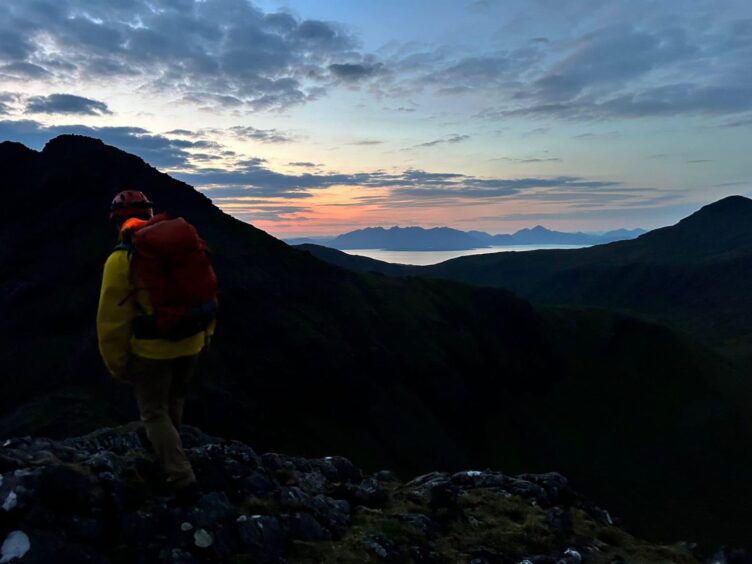 Lochaber Mountain Rescue Team (MRT) missing person search on Isle of Rum.