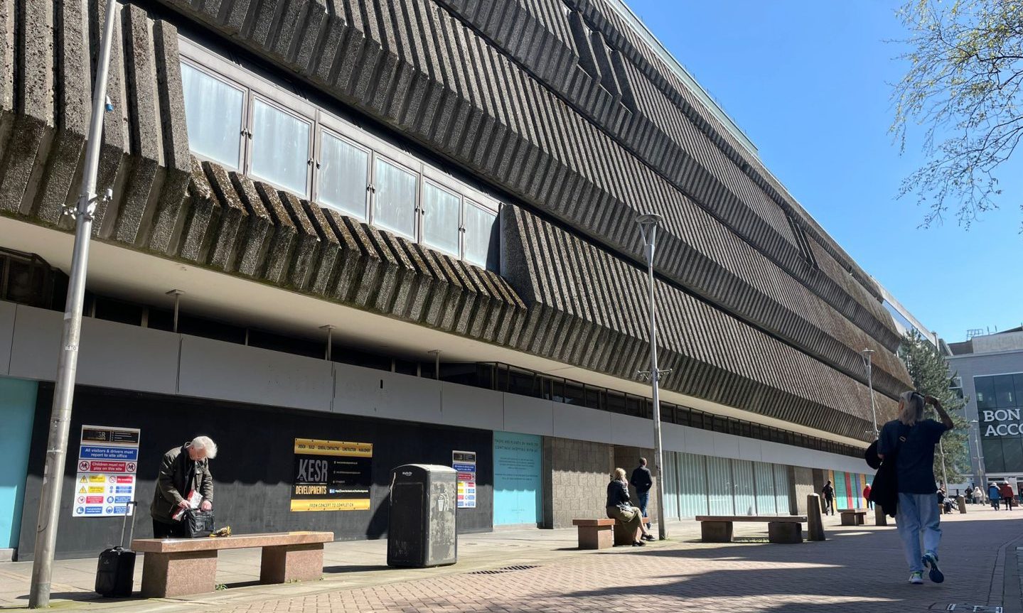 Work looks to be under way on Aberdeen's former John Lewis department store. Image: Ben Hendry/DC Thomson