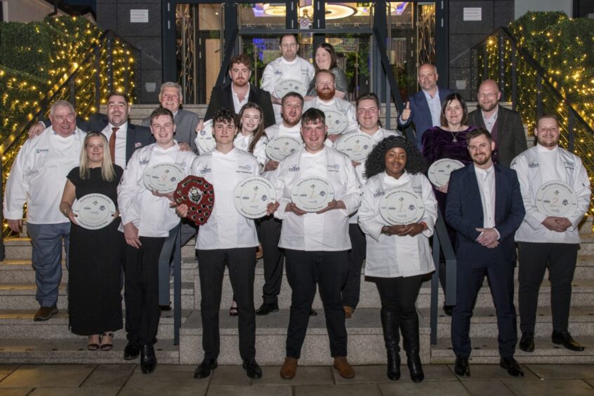 North East of Scotland Chef and Restaurant of the Year winners. 
