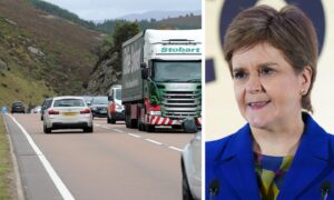 Former first minister Nicola Sturgeon appeared before the A9 Dualling Inquiry at Holyrood. Image: DC Thomson.