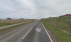 The crash took place on the A90 Peterhead bypass. Image: Google Maps.