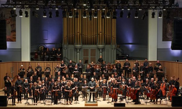 Aberdeen City Orchestra were in full flow at the Music Hall. Image: Aberdeen City Orchestra
