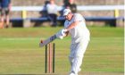 Banchory captain Luke Hendriksen in action. Pictures courtesy of Banchory Cricket Club.